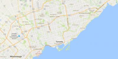 خريطة جديدة تورونتو مدينة تورونتو