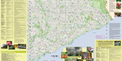 خريطة حدائق Toronto east