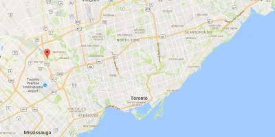 خريطة حي مدينة تورونتو