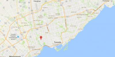 خريطة رونيميد مدينة تورونتو