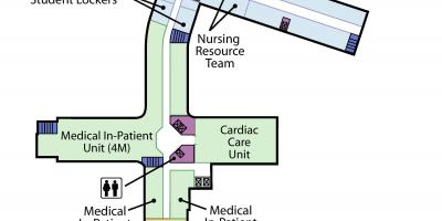 خريطة سانت جوزيف المركز الصحي تورونتو مستوى 4
