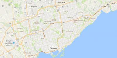 خريطة سكاربورو مدينة تورونتو