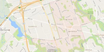 خريطة سميثفيلد حي حي تورونتو