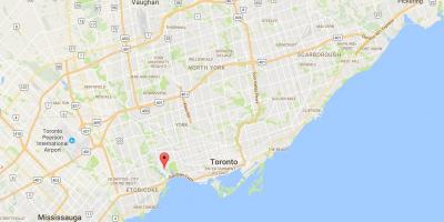 خريطة سوانسي مدينة تورونتو