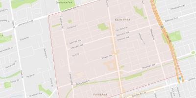 خريطة شوك التل–حي بلغرافيا تورونتو