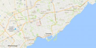 خريطة شوك هيل–بلجرافيا مدينة تورونتو