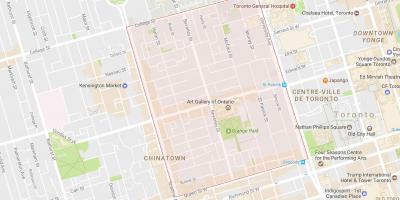 خريطة غرانج بارك الجوار تورونتو