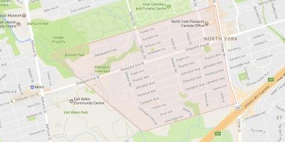 خريطة لانسينغ حي تورونتو