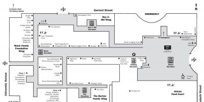 خريطة مستشفى الأطفال المرضى تورونتو الطابق الرئيسي