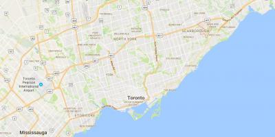 خريطة مورنينج مدينة تورونتو