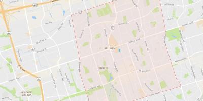 خريطة ميليكان حي تورونتو