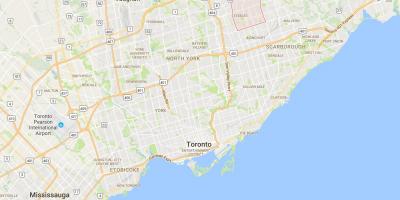 خريطة ميليكان مدينة تورونتو
