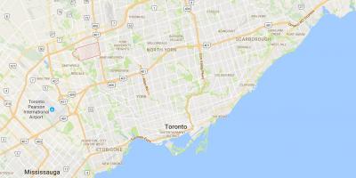 خريطة هامبر قمة مدينة تورونتو